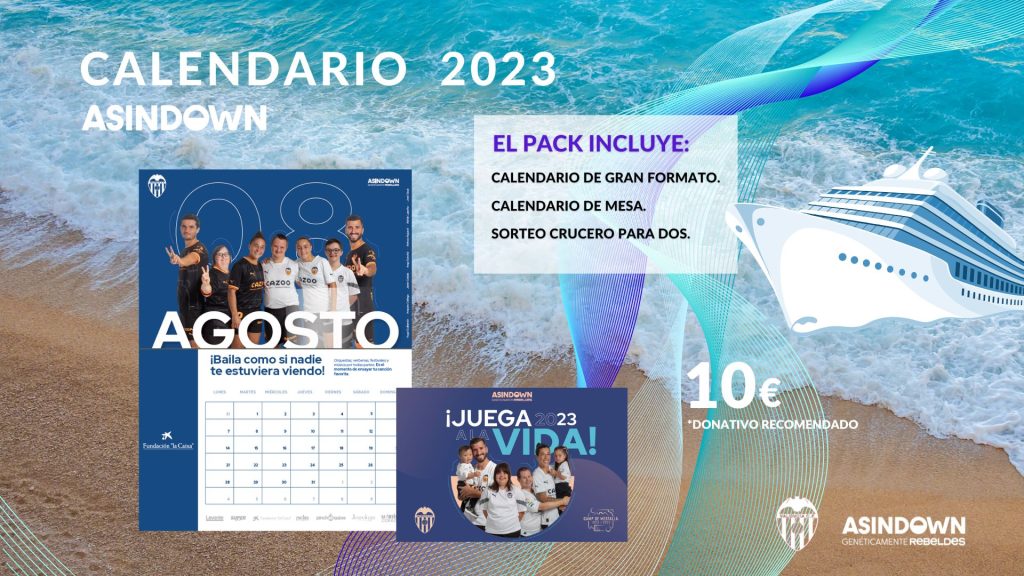 Calendario benéfico Asindown 2023